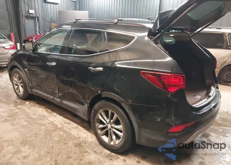 2018 Hyundai Santa Fe Sport 2.0T from USA, damaged, VIN 5XYZUDLA4JG541751
